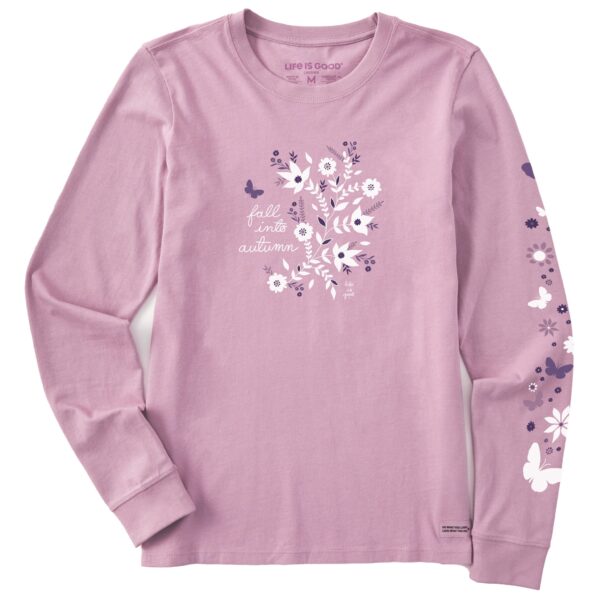 Women's Fall Into Autumn Long Sleeve Crusher Tee - Image 4