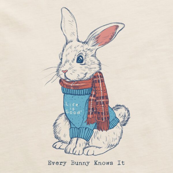 Women's Every Bunny Knows It Long Sleeve Crusher Tee - Image 2