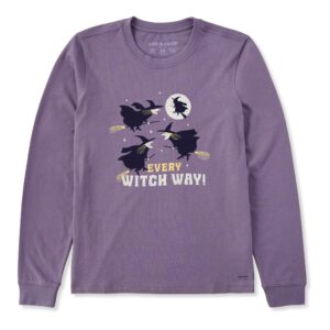 Women's Every Witch Way Long Sleeve Crusher Tee