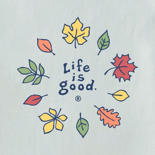 Women's Fall Leaves Long Sleeve Crusher Tee - Image 4