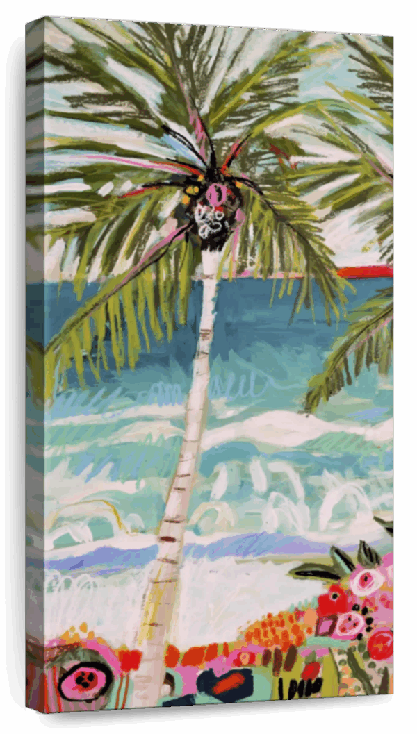Palm Tree Whimsy I Wall Art
