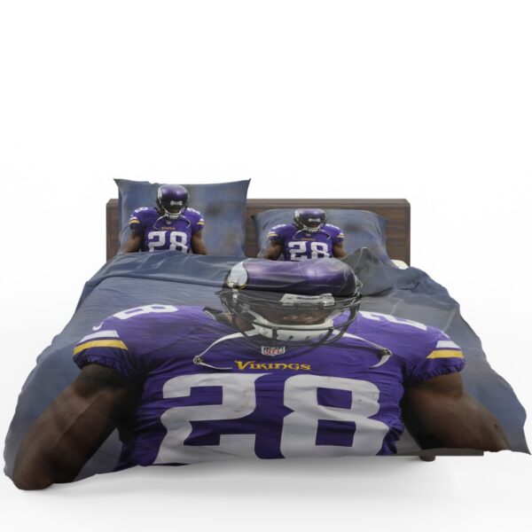 Adrian Peterson Minnesota Vikings American Football Bedding Set - Image 2