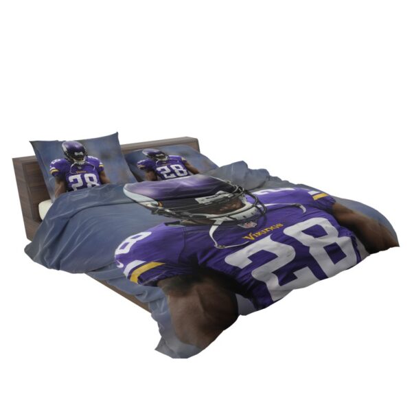 Adrian Peterson Minnesota Vikings American Football Bedding Set - Image 3