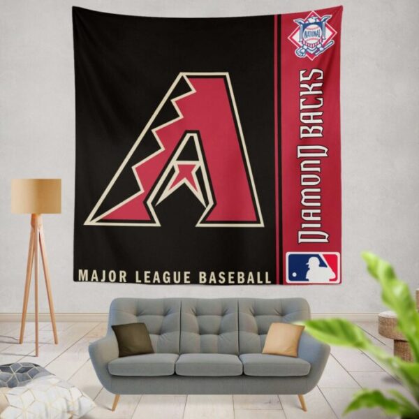 Arizona Diamondbacks MLB Baseball National League Wall Hanging Tapestry - Image 2