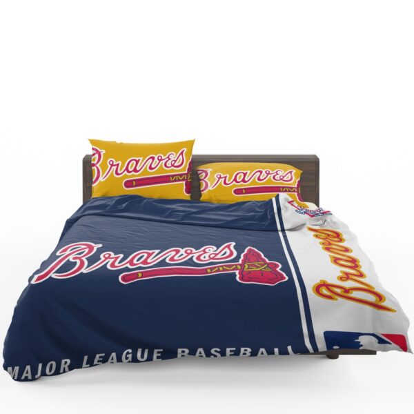 Atlanta Braves MLB Baseball National League Bedding Set