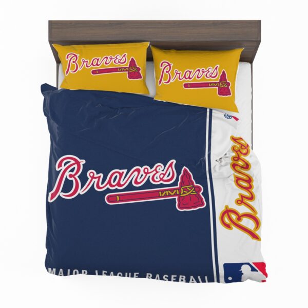 Atlanta Braves MLB Baseball National League Bedding Set - Image 2