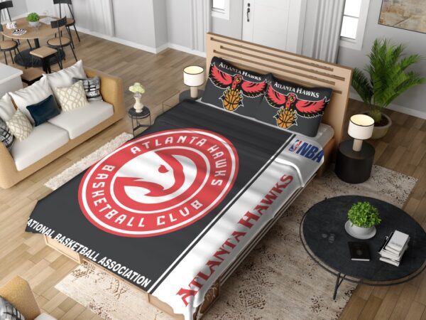 Atlanta Hawks NBA Basketball Bedding Set - Image 2