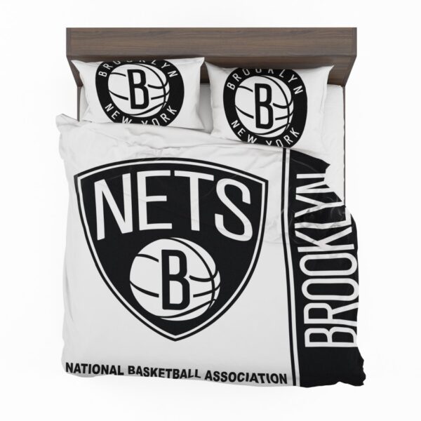 Brooklyn Nets NBA Basketball Bedding Set - Image 3