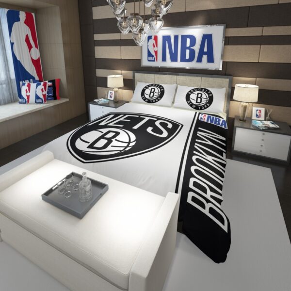 Brooklyn Nets NBA Basketball Comforter - Image 3