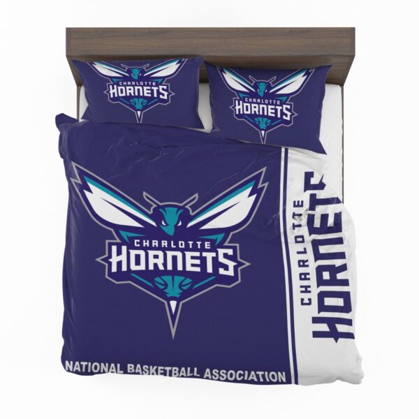 Charlotte Hornets NBA Basketball Bedding Set - Image 3