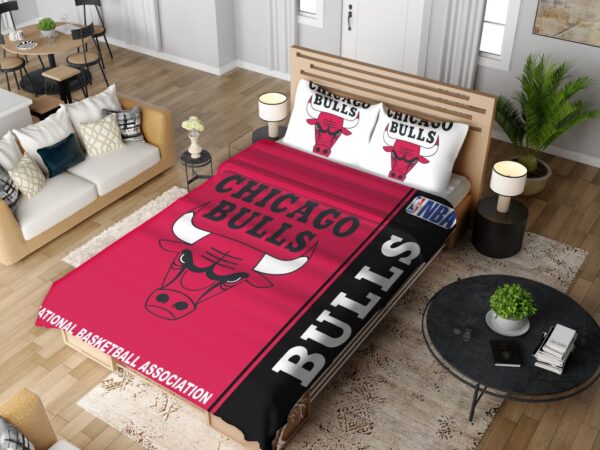 Chicago Bulls NBA Basketball Bedding Set - Image 2