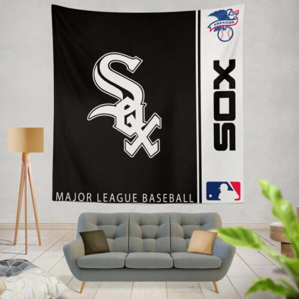 Chicago White Sox MLB Baseball American League Wall Hanging Tapestry - Image 2