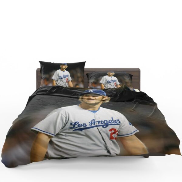 Clayton Kershaw Baseball Pitcher Los Angeles Dodgers Bedding Set - Image 2