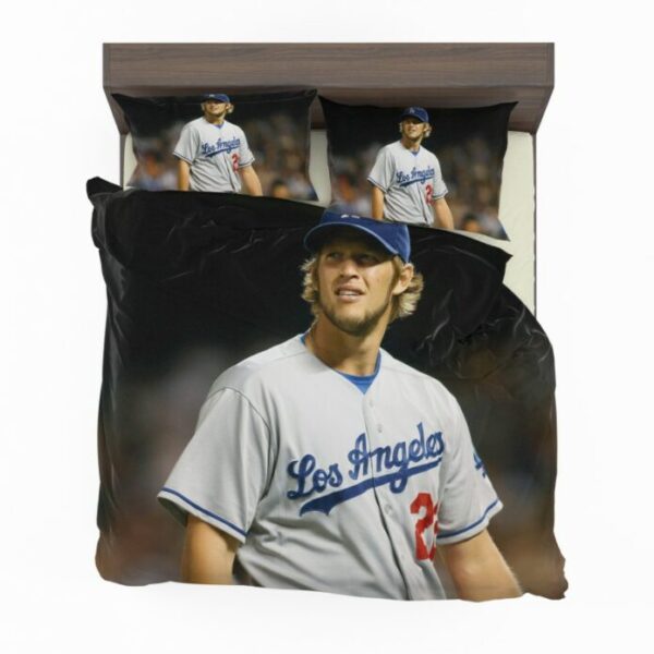 Clayton Kershaw Baseball Pitcher Los Angeles Dodgers Bedding Set - Image 4