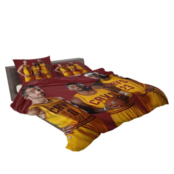 Cleveland Cavaliers Kyrie Irving Kevin Love Lebron James Bedding Sets - Image 3