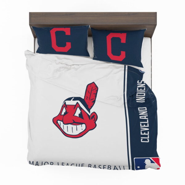 Cleveland Indians MLB Baseball American League Bedding Set - Image 2