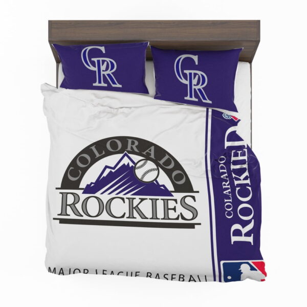Colorado Rockies MLB Baseball National League Bedding Set - Image 2