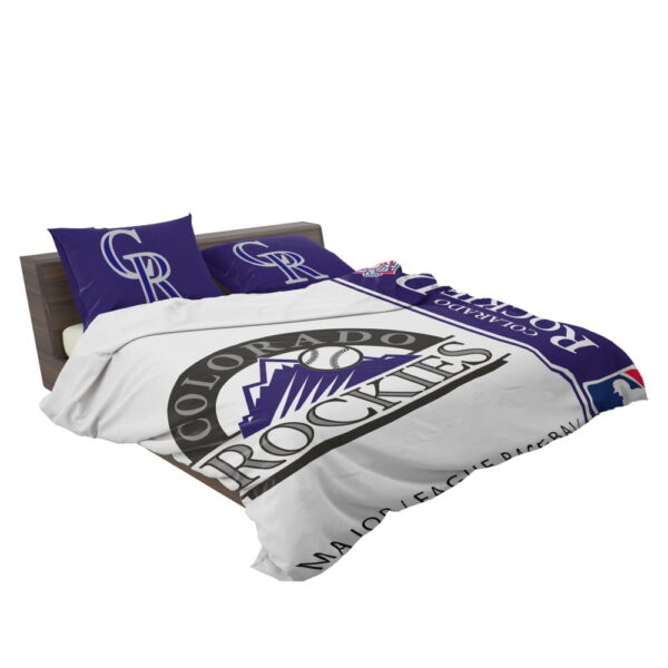 Colorado Rockies MLB Baseball National League Bedding Set - Image 3