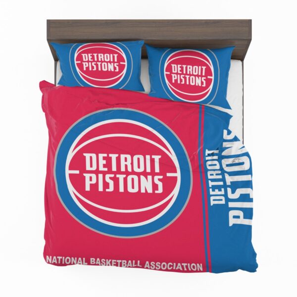 Detroit Pistons NBA Basketball Bedding Set - Image 3