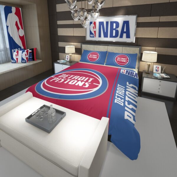 Detroit Pistons NBA Basketball Comforter - Image 3