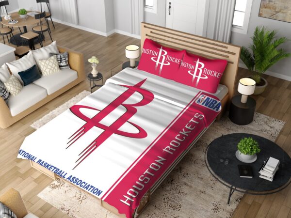 Houston Rockets NBA Basketball Bedding Set - Image 2
