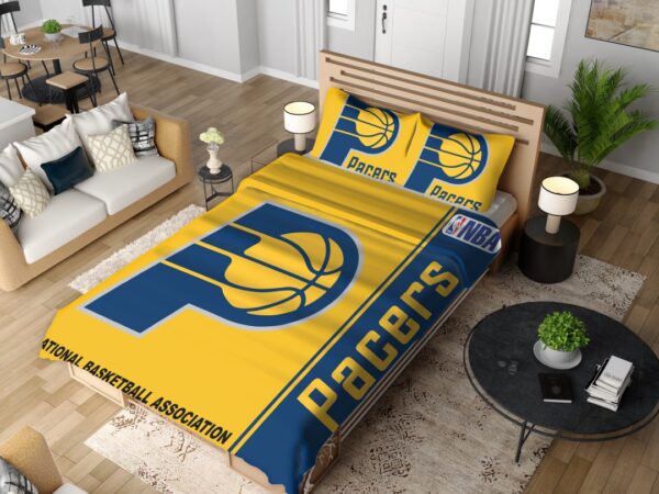 Indiana Pacers NBA Basketball Bedding Set - Image 2
