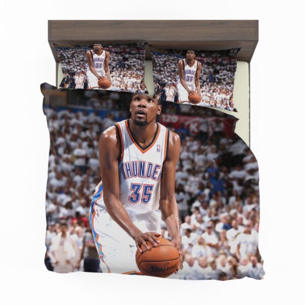 Kevin Durant Basketball Oklahoma City Thunder Nba Bedding Set - Image 2