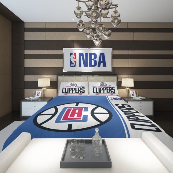 LA Clippers NBA Basketball Comforter - Image 2