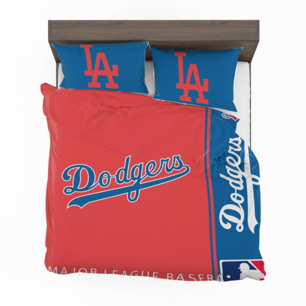 Los Angeles Dodgers MLB Baseball National League Bedding Set - Image 2
