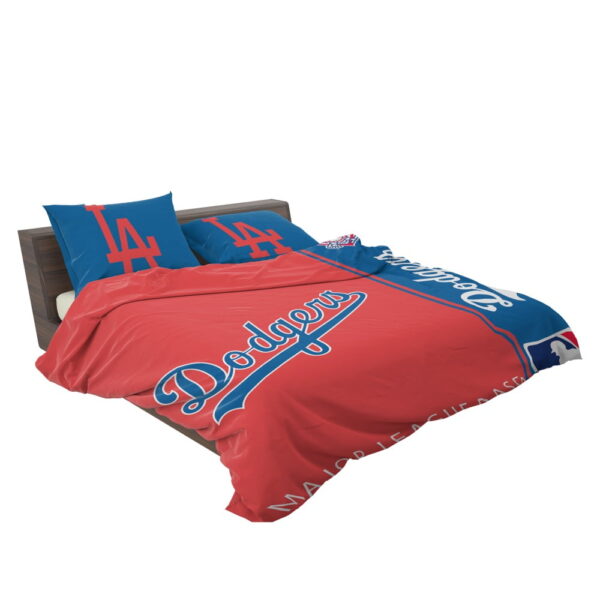 Los Angeles Dodgers MLB Baseball National League Bedding Set - Image 3