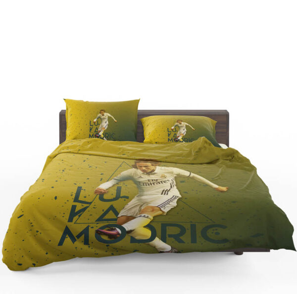 Luka Modric Read Madrid Croatia Footballer Bedding Set - Image 2