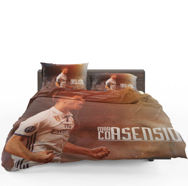 Marco Asensio Read Madrid Spain Footballer Bedding Set - Image 2