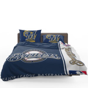 Milwaukee Brewers MLB Baseball National League Bedding Set