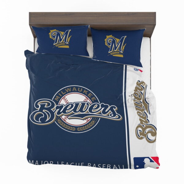 Milwaukee Brewers MLB Baseball National League Bedding Set - Image 2