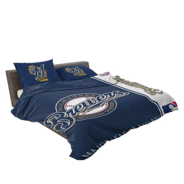 Milwaukee Brewers MLB Baseball National League Bedding Set - Image 3