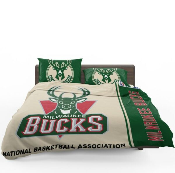Milwaukee Bucks NBA Basketball Bedding Set - Image 5