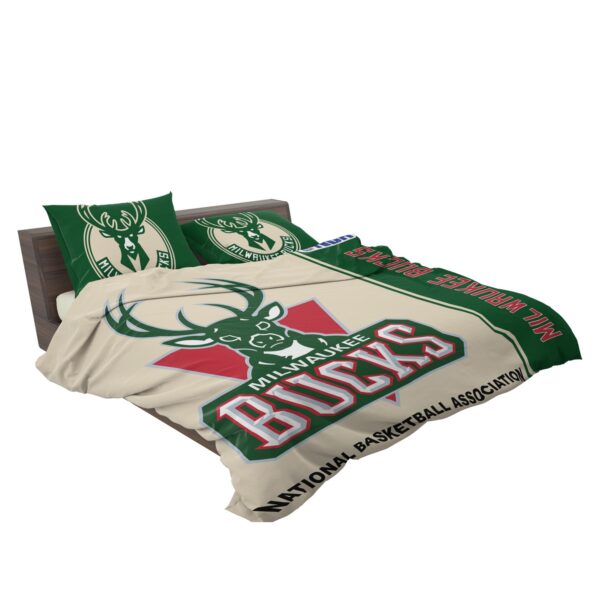 Milwaukee Bucks NBA Basketball Bedding Set - Image 4