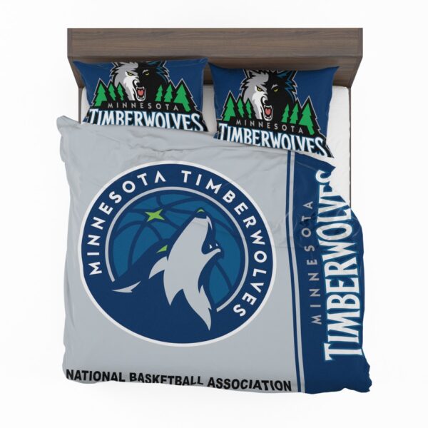 Minnesota Timberwolves NBA Basketball Bedding Set - Image 3