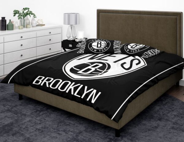 NBA Brooklyn Nets Bedding Comforter Set - Image 4