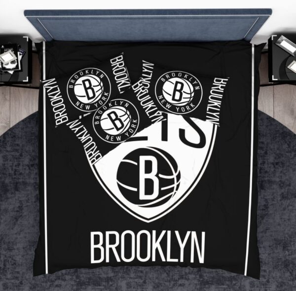 NBA Brooklyn Nets Bedding Comforter Set - Image 3