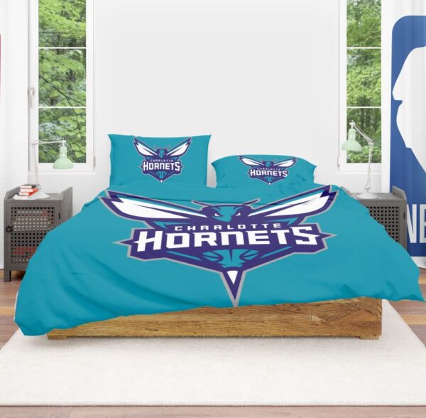 NBA Charlotte Hornets Bedding Comforter Set - Image 2
