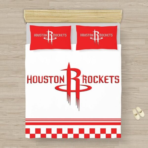 NBA Houston Rockets Bedding Comforter Set - Image 4