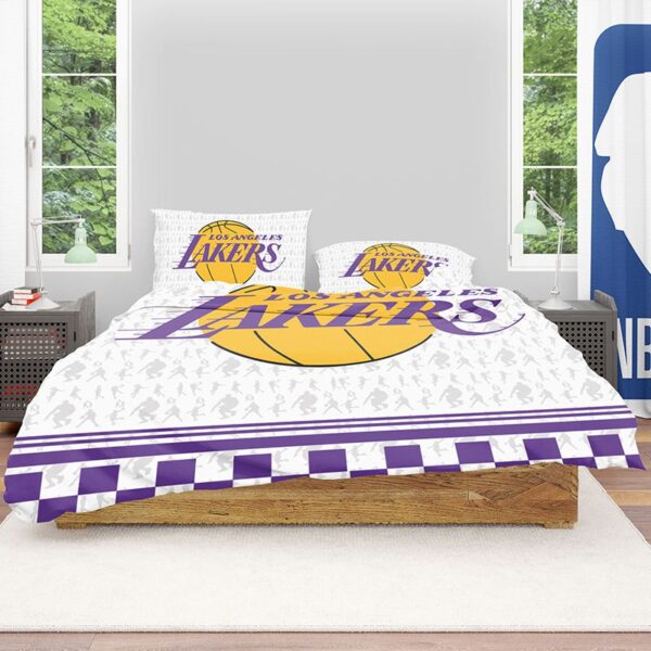 NBA Los Angeles Lakers Bedding Comforter Set - Image 4