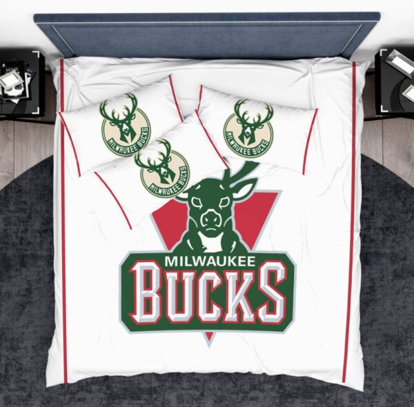 NBA Milwaukee Bucks Bedding Comforter Set - Image 3