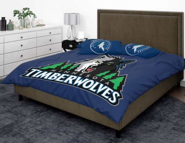 NBA Minnesota Timberwolves Bedding Comforter Set - Image 4