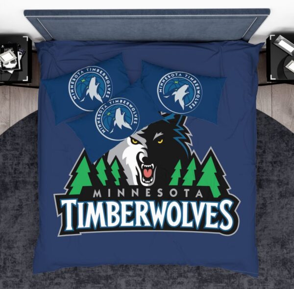 NBA Minnesota Timberwolves Bedding Comforter Set - Image 3