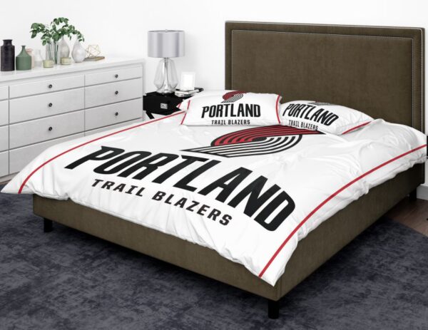NBA New Portland Trail Blazers Bedding Comforter Set - Image 4