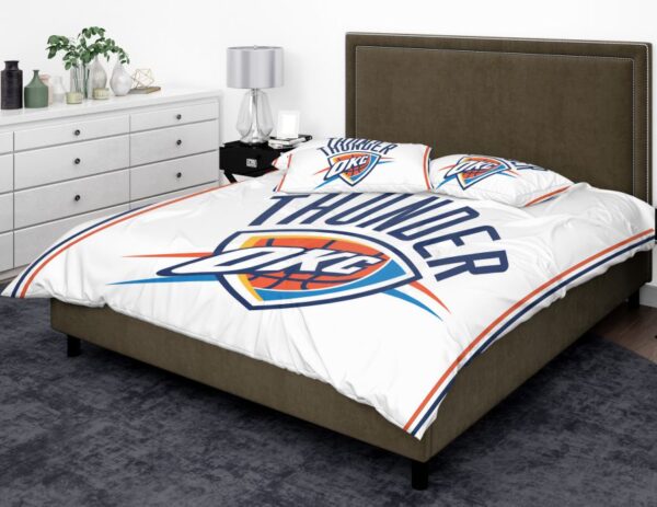 NBA Oklahoma City Thunder Bedding Comforter Set - Image 4