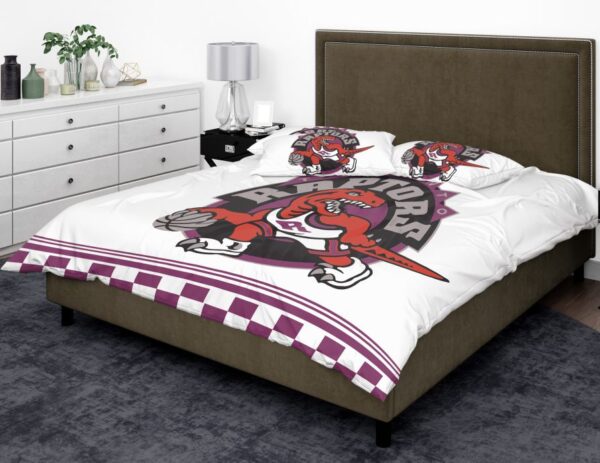 NBA Toronto Raptors Bedding Comforter Set - Image 4