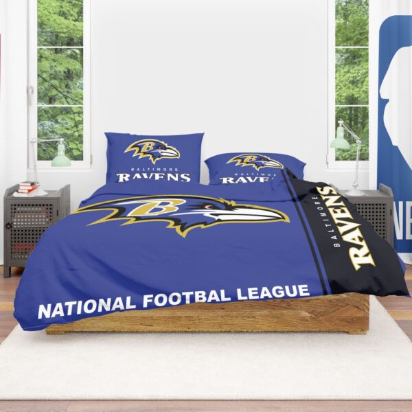 NFL Baltimore Ravens Bedding Comforter Set - Image 5